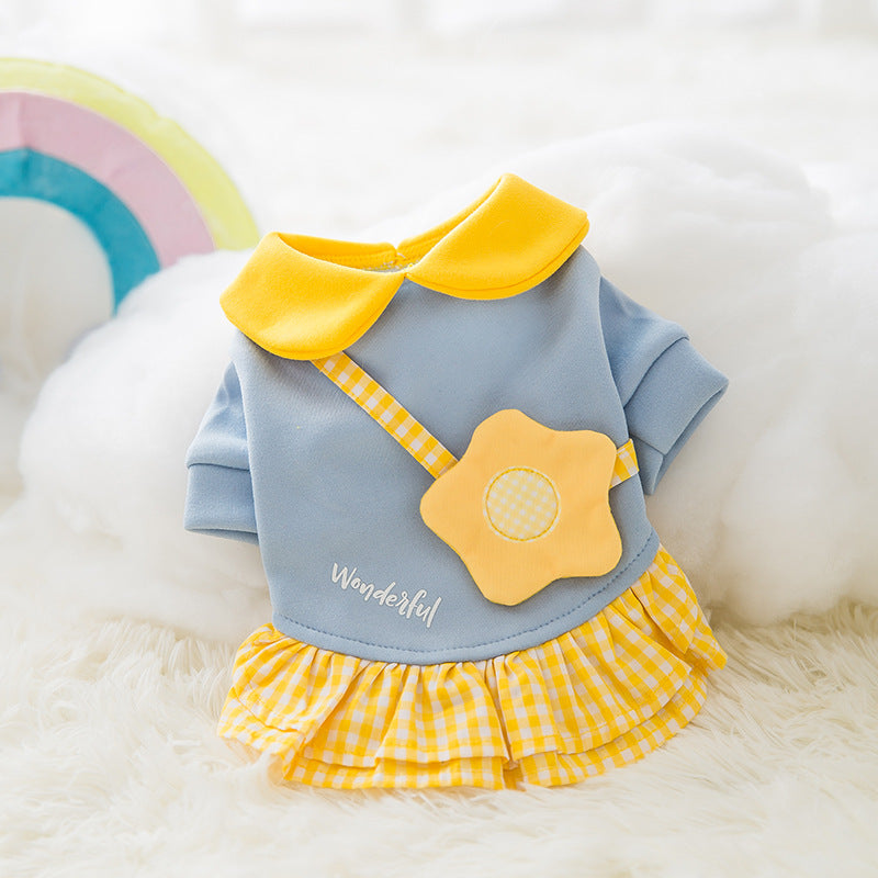 Cute Cartoon Cat Clothes for Autumn and Winter