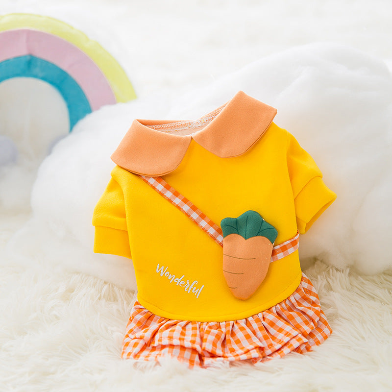 Cute Cartoon Cat Clothes for Autumn and Winter
