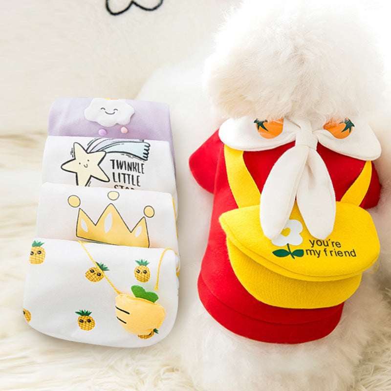 Cute Cartoon Cat Clothes for Autumn and Winter