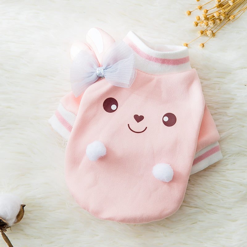 Cute Cartoon Cat Clothes for Autumn and Winter