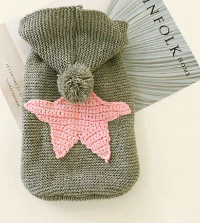 Winter Sweater for Cats with Stars